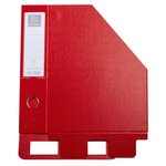 Porte-revues Pp - Dos 70mm - Livrés À Plat - 23x31cm - Rouge - X 10 - Exacompta