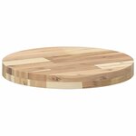 vidaXL Dessus de table rond Ø40x4 cm bois massif d'acacia