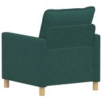 vidaXL Canapé Vert foncé 76 x 81 x 87 5 cm Tissu
