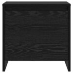 vidaXL Cabinet de chevet Chêne noir 45 x 34 x 44 5 cm