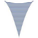 vidaXL Voile d'ombre Bleu et Blanc 3 x 4 x 4 m 100   polyester Oxford