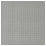 vidaXL Couverture lestée Gris 200x200 cm 9 kg Tissu