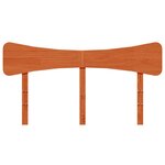 vidaXL Tête de lit cire marron 150 cm bois massif de pin