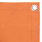vidaXL Écran de balcon Orange 120x400 cm Tissu Oxford