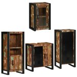 vidaXL Ensemble de mobilier de salle de bain Montage mural 4 Pièces