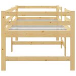 vidaXL Cadre de lit sans matelas 90x200 cm bois de pin massif