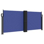vidaXL Auvent latéral rétractable bleu 100x1000 cm