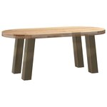 vidaXL Pieds de table basse 4 pièces Acier naturel 30 cm Acier