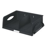 Corbeille à courrier Sorty A4/C4 à l'italienne Noir LEITZ