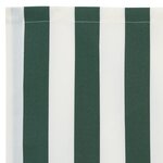 vidaXL Tissu de remplacement pour auvent pour cadre 3x2.5 m vert et blanc