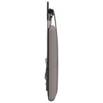 vidaXL Tête de lit suspendue Taupe Tissu