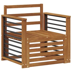 vidaXL Canapé d’extérieur Bois d'Acacia Massif Naturel