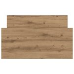vidaXL Cadre de lit sans matelas chêne artisanal 90x190 cm