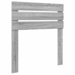 vidaXL Tête de lit Gris Sonoma 80 cm Bois d'ingénierie