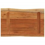 vidaXL Dessus de table 70x40x3 8 cm rectangulaire bois massif d'acacia