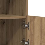 vidaXL Buffet Marron 81 x 37 x 67 cm Bois d'ingénierie