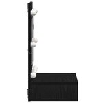 vidaXL Armoire Miroir Chêne noir 60 x 31 5 x 62 cm Bois d'ingénierie