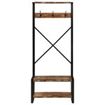 vidaXL Porte-vêtements multicolore 80x40x190 cm