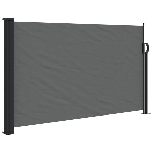 vidaXL Store latéral rétractable Anthracite 120 x 500 cm