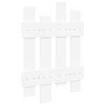 vidaXL Porte-manteau mural Blanc 60 x 3 x 82 cm Bois d'ingénierie