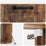 vidaXL Meuble TV mural Bois ancien 59 5 x 41 x 30 cm Bois d'ingénierie