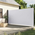 vidaXL Auvent latéral rétractable blanc 220x600 cm