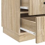 vidaXL Cabinet de chevet Chêne Sonoma 43 x 41 x 63 5 cm