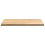vidaXL Plan de travail de cuisine bois de chêne massif rectangulaire