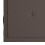 vidaXL Chaises de jardin avec coussins lot de 2 Acacia solide et acier