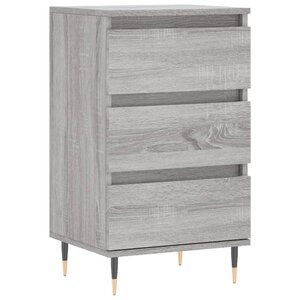 vidaXL Buffet sonoma gris 40x35x70 cm bois d'ingénierie