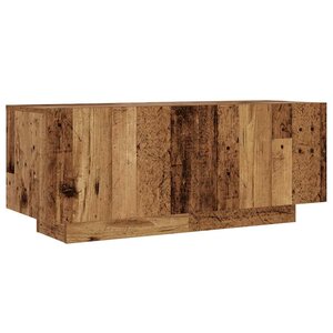vidaXL Meuble TV vieux bois 100x35x40 cm bois d'ingénierie