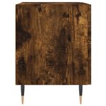 vidaXL Table de chevet chêne fumé 40x35x47 5 cm bois d’ingénierie