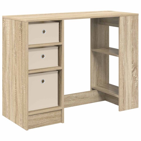 vidaXL Bureau Chêne Sonoma 100 x 40 x 75 cm Bois d'ingénierie