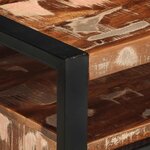 vidaXL Table basse multicolore 90x50x36 cm bois de récupération massif