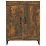vidaXL Buffet chêne fumé 69 5x34x90 cm bois d'ingénierie