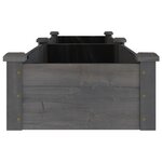 vidaXL Lit surélevé de jardin doublure 240x45x25 cm bois massif sapin