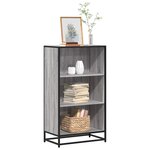 vidaXL Bibliothèque sonoma gris 60x35x107 5 cm bois d'ingénierie