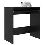 vidaXL Bureau Chêne noir 77 5 x 43 x 79 cm Bois d'ingénierie