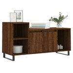 vidaXL Meuble TV Chêne marron 100x35x55 cm Bois d'ingénierie