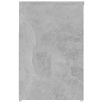 vidaXL Banc à chaussures Gris béton 80x30x45 cm Bois d'ingénierie