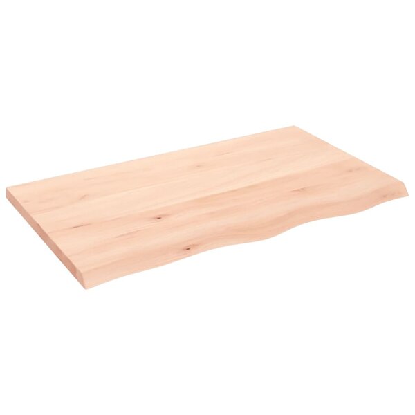 vidaXL Étagère murale 100x60x(2-4) cm bois de chêne massif non traité