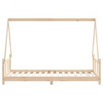 vidaXL Cadre de lit pour enfant 90x190 cm Bois de pin massif