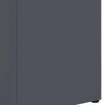 vidaXL Support de parapluie Anthracite Métal Standard Porte-parapluie