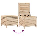 vidaXL Salon de jardin 5 Pièces bois de pin massif