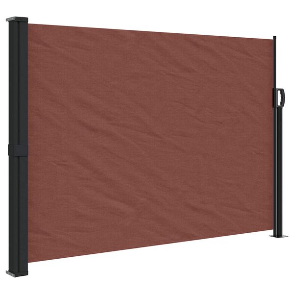 vidaXL Auvent latéral rétractable marron 140x300 cm