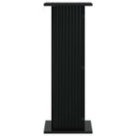 vidaXL Support de Plante 2 pc Noir 30 5 x 30 x 80 5 cm