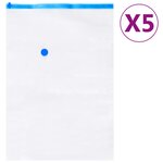 vidaXL Sacs de voyage sous vide Sacs de vêtements 3 tailles 20 Pièces