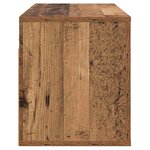 vidaXL Meuble TV mural Bois ancien 80 x 34 5 x 40 cm Bois d'ingénierie