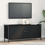 vidaXL Meuble TV Chêne noir 100 x 35 x 45 cm Bois d'ingénierie