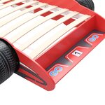 vidaXL Lit voiture de course pour enfants 90 x 200 cm Rouge